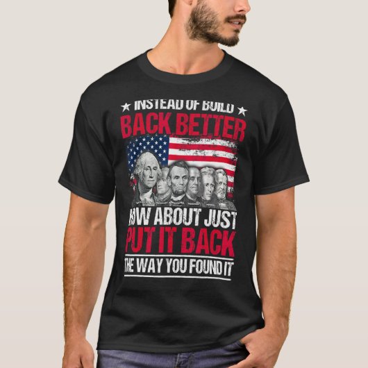 より良いタンクトップを構築する代わりに Tシャツ (正面)