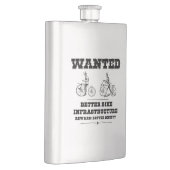 より良いバイクインフラストラクチャを求めている フラスク (右)