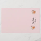 より良いバラピンク文房具 便箋 (正面)