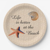 より良いビーチ紙プレート ペーパープレート (正面)