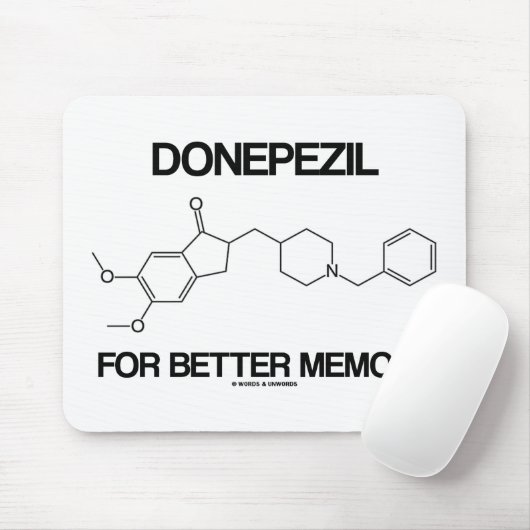 より良いメモリのためのドネペジル(化学分子) マウスパッド (マウス)