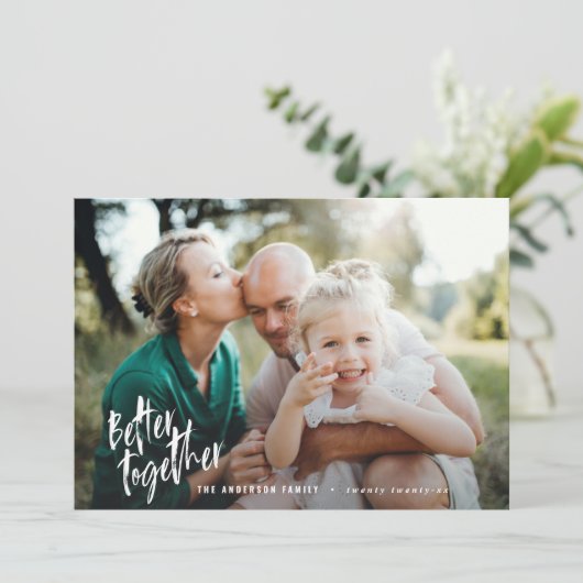 より良い一モダンミニマル本の写真 シーズンカード (スタンド正面)