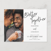 より良い一緒にフォトスクリプト日付を保存 案内ポストカード (正面)