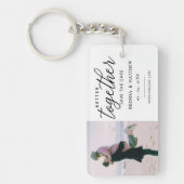 より良い一緒に写真の日付を保存 キーホルダー (正面)