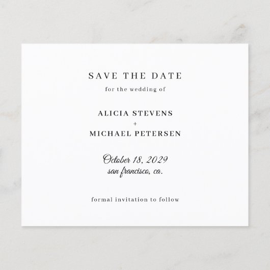 より良い一緒に写真結婚式の日付を保存 (裏面)