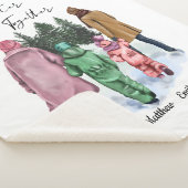 より良い一緒に4の冬の家族の名前 シェルパブランケット (3/4)