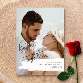 より良い一緒カスタムに写真日付カードを保存 セーブザデート