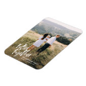 より良い一緒モダンにスクリプミニマルト写真 マグネット (左側)