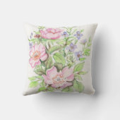 より良い世界のデザインオン装飾用クッション クッション (裏面)