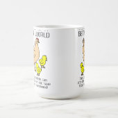 より良い世界を夢見て 面白いニワトリのマグカップ コーヒーマグカップ (中央)