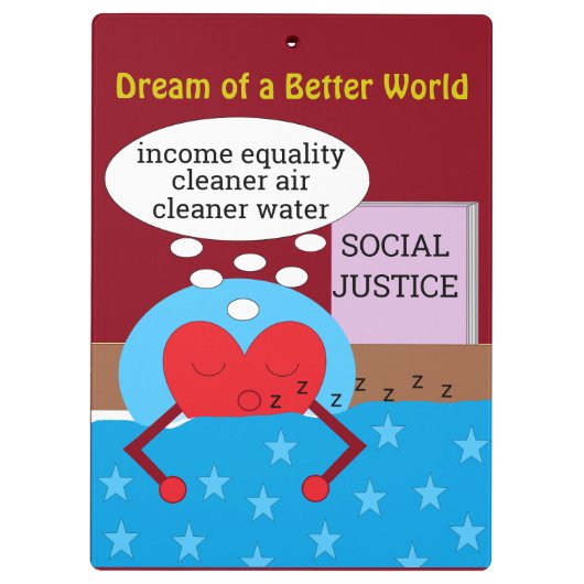 より良い世界を夢見る クリップボード (裏面)