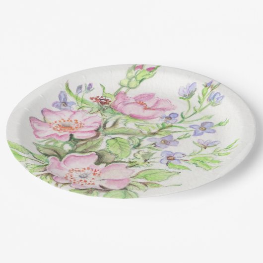 より良い世界デザインオン紙プレート ペーパープレート (アングル)