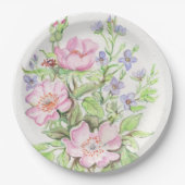 より良い世界デザインオン紙プレート ペーパープレート (正面)