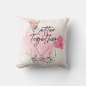 「より良い二人」結婚祝いギフト クッション (正面)