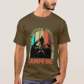 より良い人生キャンプファイアワードアート Tシャツ (正面)