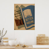 より良い住宅ヴィンテージWPAポスター ポスター (キッチン)