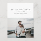 より良い写真モダン日付を保存 案内ポストカード (正面)