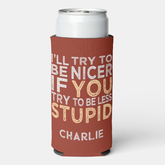 より良い名前をカスタムすると色を試す スリム缶クーラー (Seltzer裏面)