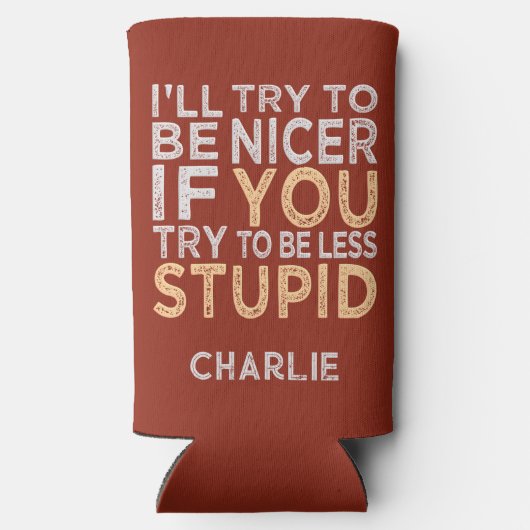 より良い名前をカスタムすると色を試す スリム缶クーラー (裏面)