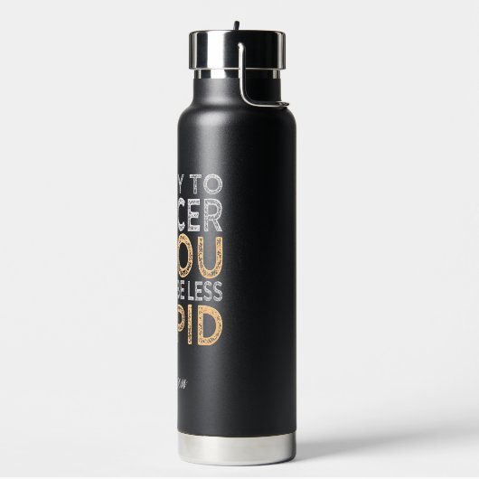 より良い名前をカスタムする ウォーターボトル (左面)