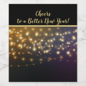 より良い新年への応援 ワインラベル (シングルラベル)