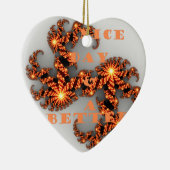 より良い日とより良い夜を過ごす セラミックオーナメント (右)