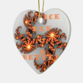 より良い日とより良い夜を過ごす セラミックオーナメント (左)