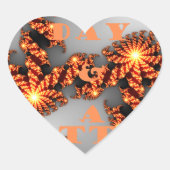 より良い日とより良い夜を過ごす ハートシール (正面)