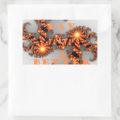 より良い日とより良い夜を過ごす 長方形シール (バッグ)