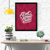 より良い日を前に – 明日は良い日になる フォトプリント           