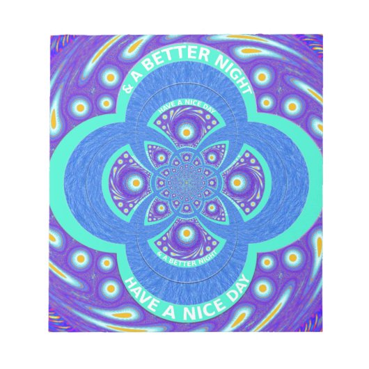 より良い日を過ごす ノートパッド (正面)