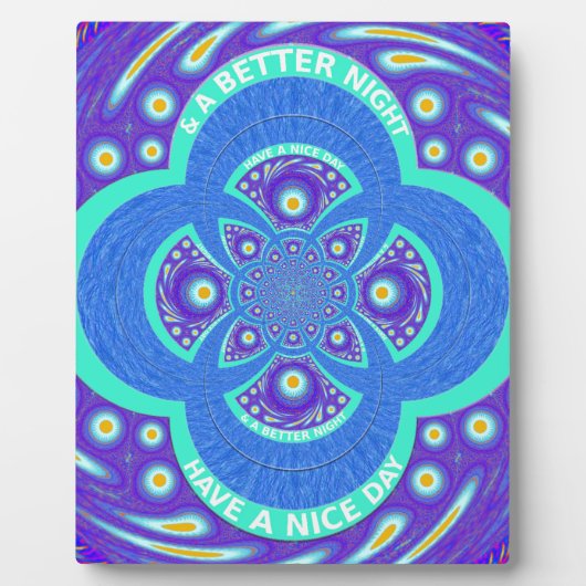 より良い日を過ごす フォトプラーク (正面)