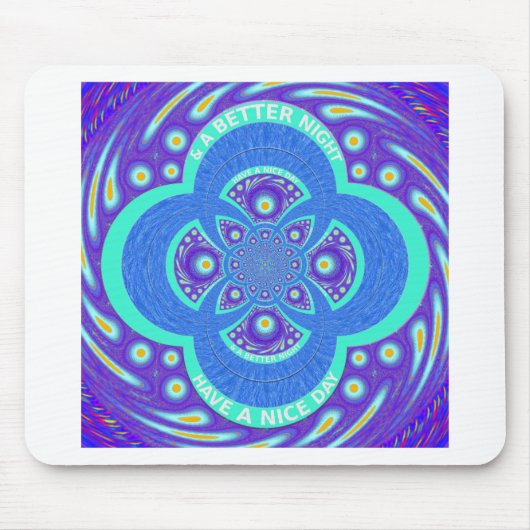 より良い日を過ごす マウスパッド (正面)
