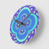 より良い日を過ごす ラウンド壁時計 (傾斜)