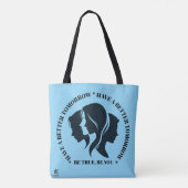 より良い日スタイルのトートバッグ トートバッグ (裏面)