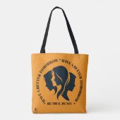 より良い日スタイルのトートバッグ トートバッグ (裏面)