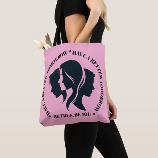 より良い日スタイル トートバッグ (クローズアップ)