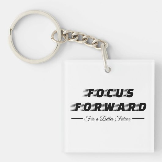 より良い未来を目指す キーホルダー (正面)