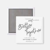 より良い組み合わせ非公式スクリプト日付を保存 マグネット (正面/裏面)