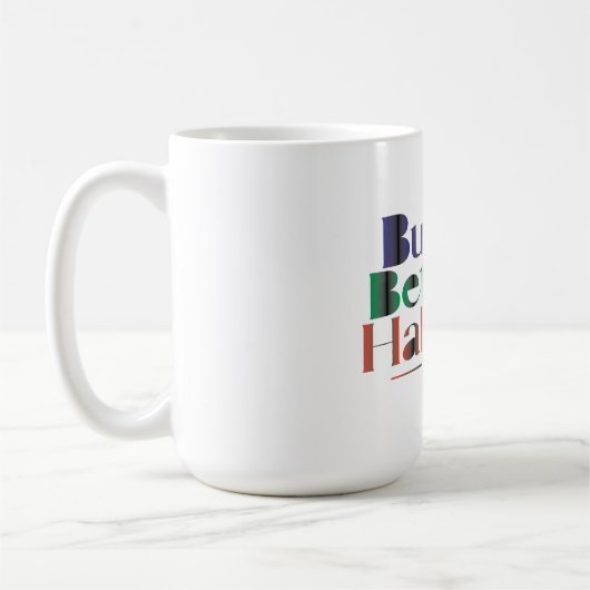 より良い習慣を築く コーヒーマグカップ (左)