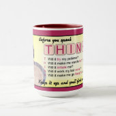 より良い考え評価(G) マグカップ (中央)