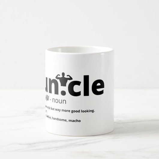 より良い見た目で規則的な方法のようにHUNCLE コーヒーマグカップ (中央)