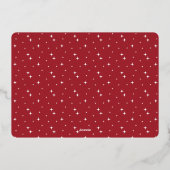 より良い |横向き写真 箔シーズンカード (裏面)