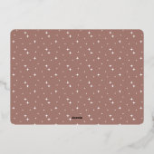 より良い |横向き写真 箔シーズンカード (裏面)