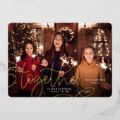 より良い |横向き写真 箔シーズンカード (正面)