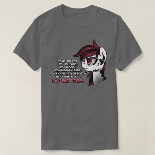 より良くする Tシャツ (デザイン正面)