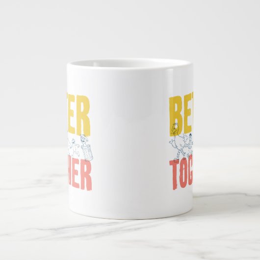 より良く一緒に ジャンボコーヒーマグカップ (正面)