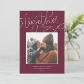 より良く一緒に |ホリデーフォトカード シーズンカード (スタンド正面)