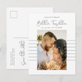 より良く一緒に |モダン写真の写救真日 案内ポストカード (正面/裏面)