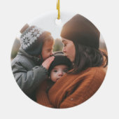 より良く一緒に |休日の写真 セラミックオーナメント (裏面)